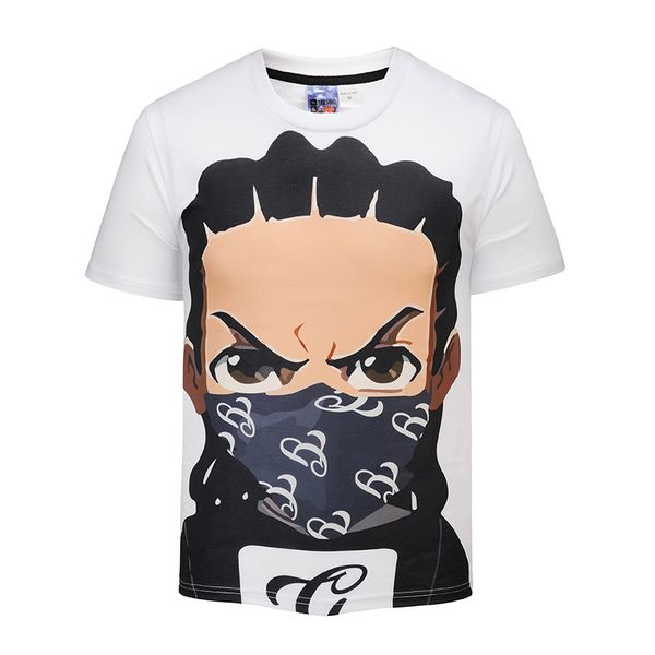 

wbddt захолустья райли gun футболка мужчина anime top 3d печать футболка термотрансферная костюм homme перевозка груз падение, White;black