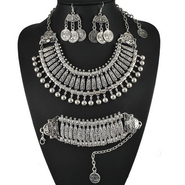 

punk style thick bohemian moon child turkish silver antalya bracelet.moon lovers gypsy beachy chic festival,silver coin,turkish