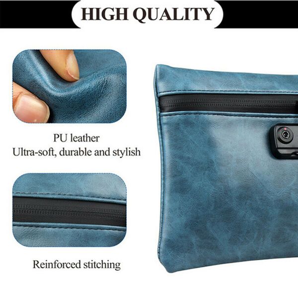 

travel waterproof bags makeup cosmetic bag lock storage bag deodorant smell portable toilet password proof pumvj, Red;black