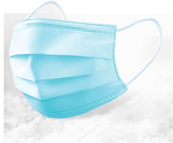 

на складе] 100 1pcs оптовой маски bluesoft earloops лицо маски 3 слойного рот эр для ухода