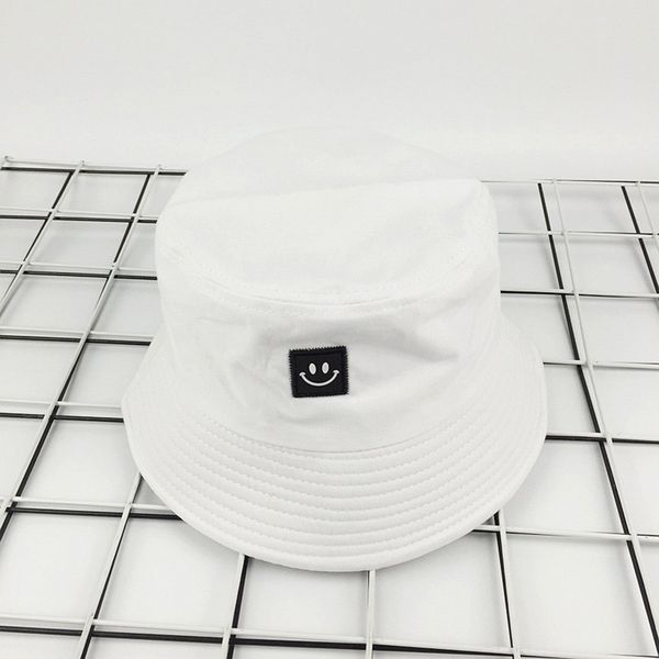 

korean kids summer foldable bucket hat solid hip hop wide brim beach uv protection round sunscreen fisherman cap, Blue;gray