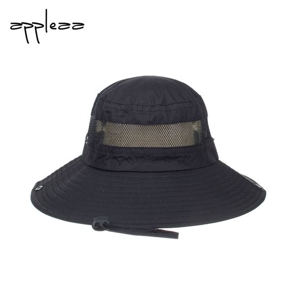 

bucket hat fashion summer outdoor sun hat bucket mesh drying fishing cap sun protection cap vissershoed sombrero de pescador