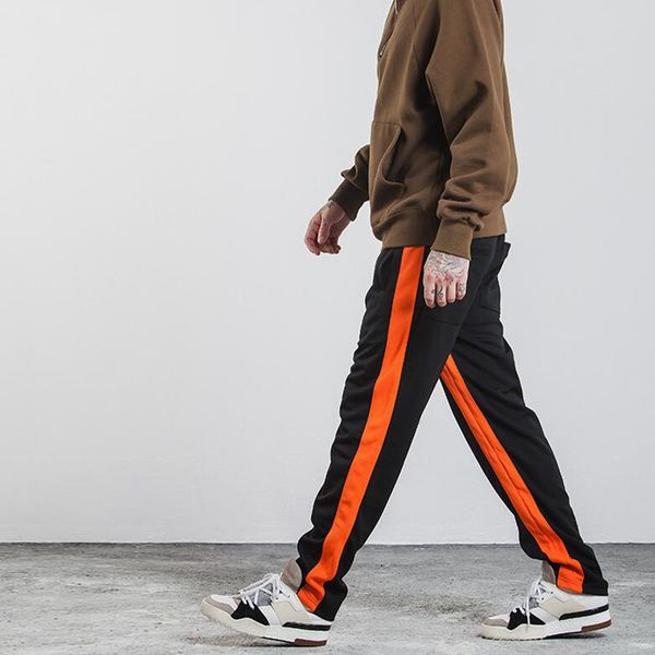 

new 2020 men spring summer vintage hip hop pants patchwork sweatpants women harajuku casual joggers sportwear pantalon homme, Black