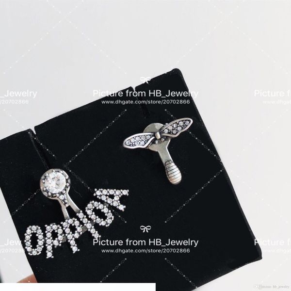 

наличие марки одежды бренд письмо пчелиного дизайнер серьга для дизайна леди женщины партий свадебного lovers подарка роскошных ювелирных из, Golden;silver