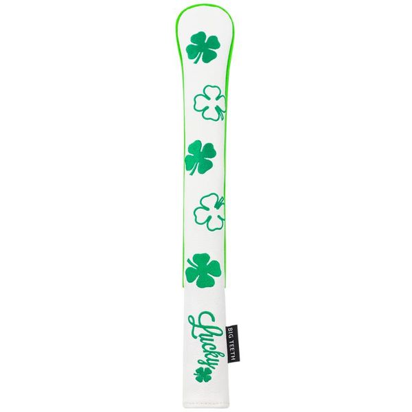 

golf alignment stick cover lucky clover leather new design golf club cover