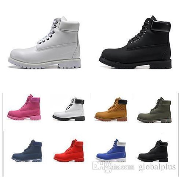 

luxury designer men women boots chestnut triple black white navy blue fashion mens martin boot outdoor jogging walking shoes winter boot