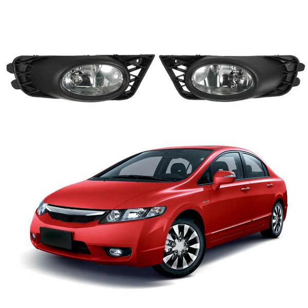 

right left front bumper fog lamp fog light for civic 2009-2011