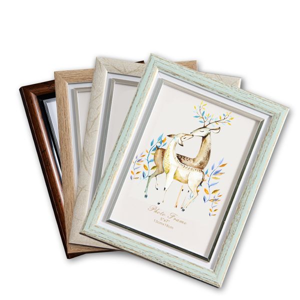 

european p frame platform retro plastic 5/6/7/8/10/12/16 inch certificate a4 wall frames for diamond painting picture gold
