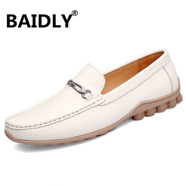 

fashion british men causal shoes genuine leather men shoes fours outdoor flats male real leather, Black