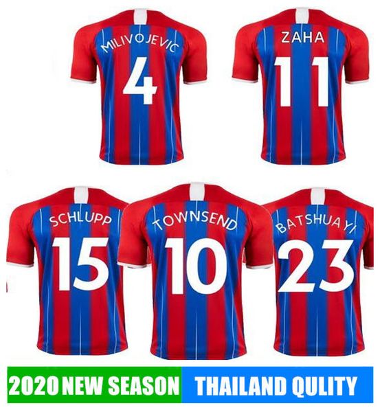 

2019 20 soccer jerseys zaha 19 20 milivojevic football shirt townsend batshuayi soccer shirt sakho schlupp meyer calcio futbol, Black;yellow