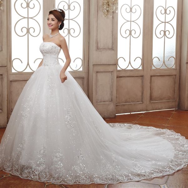 Cheap Wedding Dresses 2018 Good Quality Luxury Princess Lace