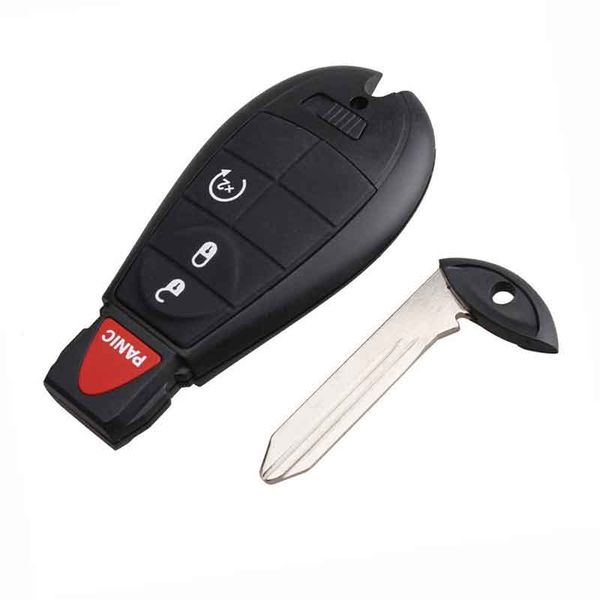 

4buttons replacement key fob keyless entry remote for chrysler 2008-2015 433mhz pcf7941 chip y160 blade for chrysler m3n5wy783x