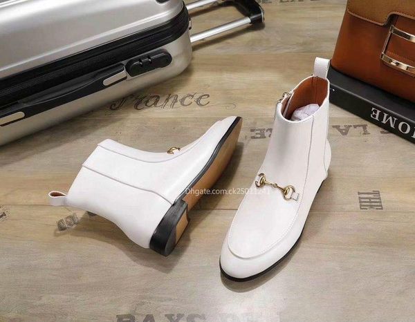 

2019 womens ankle boot martin winter cow leather platform ladies 75mm high heels casual shoes booties eur 35-40, Black