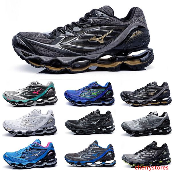 

2019 wave prophecy 6 runner shoes men womens lightweight black white grey running shoes girl fashion luxury trainers sneakers eur 36-45