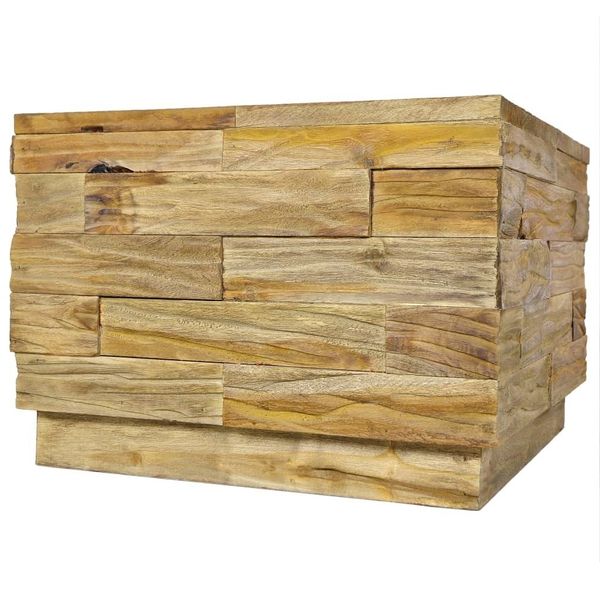 

coffee table set 2 pcs. teak massive dining room furniture