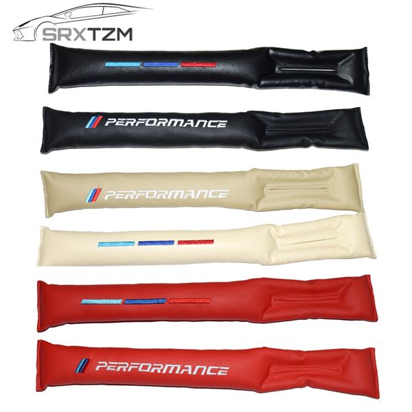 

srxtzm multi-color and multi-style faux leather cotton filled automobiles seat gap filler spacer for e46 e90 e39 f10 f20 f30