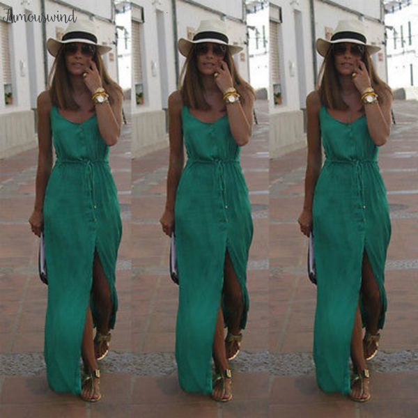 

сексуальных женщины длинных платьев лета шифонового maxi boho партия вечер твердого платье пляж платье сарафаны drop доставка, Black;gray