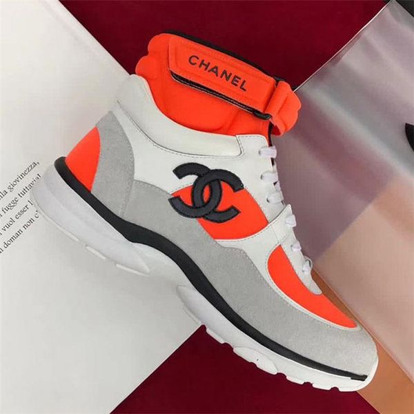 

Fa hion luxury de igner women hoe ca ual ankle boot lace up flat high neaker women plice port cla ic hoe of high quality
