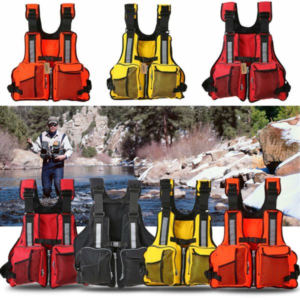 

adjustable buoyancy sailing kayak canoeing fishing life jacket vest