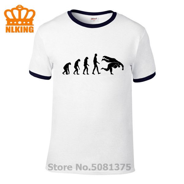 

fashion judo fighters 2 evolution t-shirts men t-shirt men's short sleeve 3xl t shirt cotton o neck t-shirt male tees, White;black