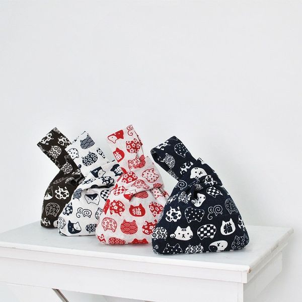 

simple literary small fresh wrist bag mother bag coin purse literary fresh small tote