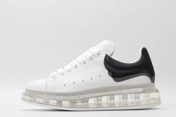 

casual designer fashion men women white leather flats chaussure casual shoes homme chameleon espadrilles shoes brand, Black