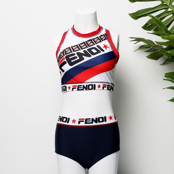 

2020 designer women swimwear ff letter and pattern bikini swimsuit women summer clothing luxury three-point brand swimsuit new, White;black