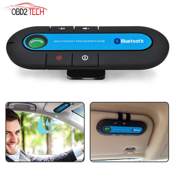 

bluetooth v4.1 bt850 sun visor handscar kit fm transmitter mp3 music player support siri english spanish french italian