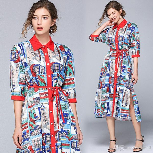 

2020 spring new arrivals fashion party dresses print short sleeve dress female pleated dress for women elegant dress, White;black