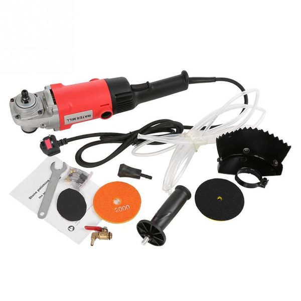 

wet polisher grinder professional electric stone wet polisher variable speed hand grinder water mill grinding tools 1400w 220