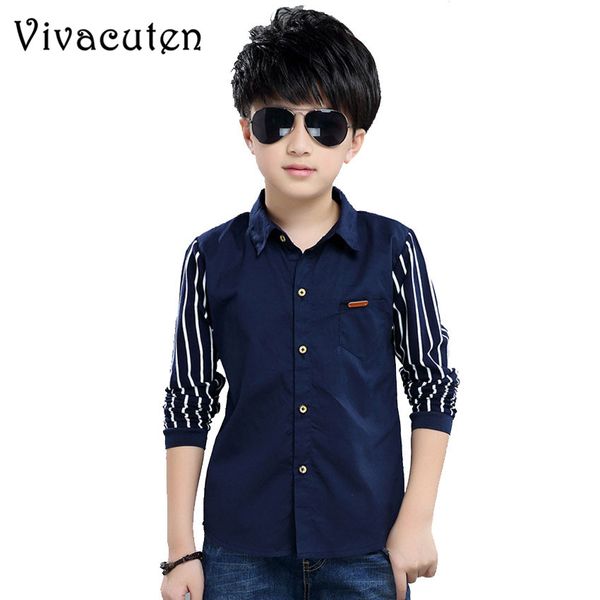 

shirts for boys brand spring autumn kids shirts cotton casual children clothing boys teenage sports school uniform blouses h003, White;black