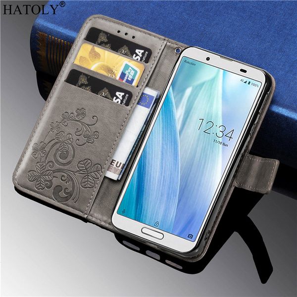 

for sharp aquos sense 3 lite case wallet card holder leather flip back cover sense 3 lite phone case for sharp aquos sense3 lite