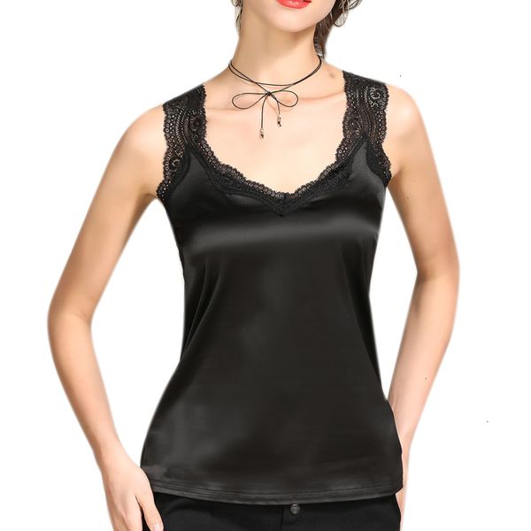 

crop plus size tank lace silk halter women camisole summer style sleeveless vest slim white women camis 2019