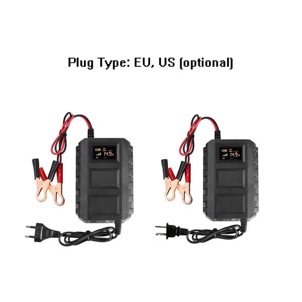 

12v kc-20a intelligence battery charger for auto motorcycle lcd display automatic smart battery charger maintainer for car