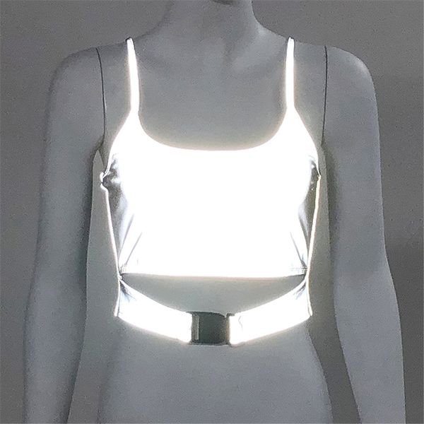 

new arrived women running vest bra hollow out buckle reflective vest party sleeveless sports wear gym clothes tank, Black;blue