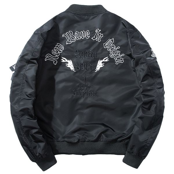 

весна черная осенняя куртка мужская вышитая бейсбол костюм тонкий workwear куртки водонепроницаемый тактические militar новый 2019 gg50jk, Black;brown