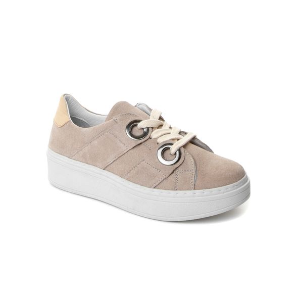 

john may beige female sneaker bu-82119-05 suede beige, Black