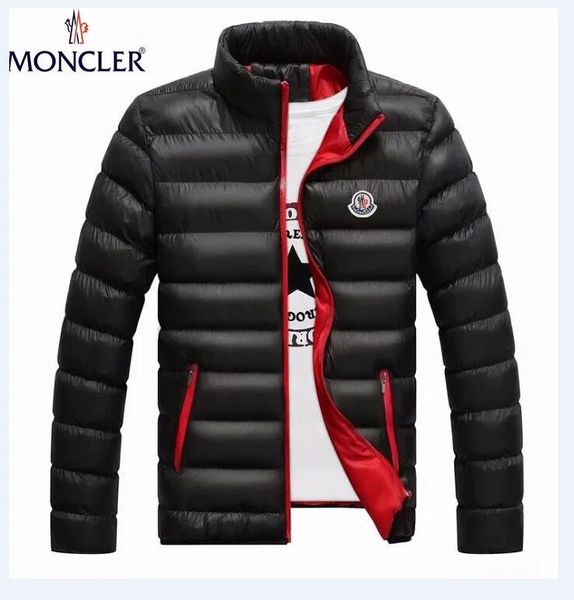 

mens designer moncler jacket winter coat thick windbreaker brand coat zipper down jacket outdoor sport jackets plus size men clothing 02, Black
