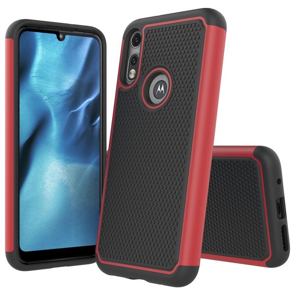 

силикон + pc heavy duty прочный combo доспех чехол для motorola moto e7 g стилус g8 мощность 2020 противоударно обложка