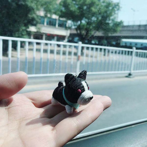 

fashion dog car keychain animal couple lovely keychain car keyring gift for girl women men jewelry mothers day bag charm pet, Slivery;golden