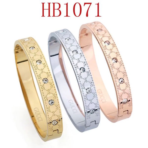 

De igner bracelet for women and men fa hion bangle for ladie high end quality jewelry with gold ro e gold ilver 3 color drop hipping