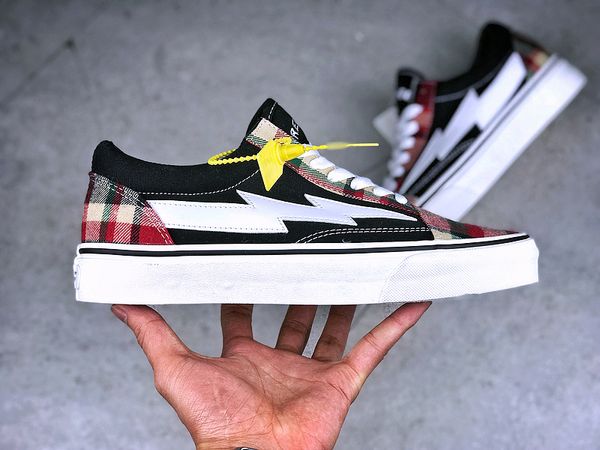

new 2020 revenge x storm old skool canvas mens shoes mens sneakers skateboarding casual shoes women skate shoes womens casual boots t07, Black