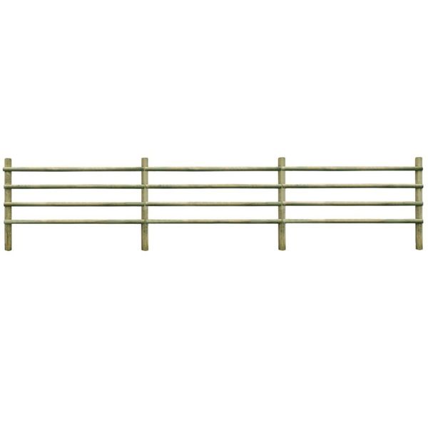 

garden fence impregnated pinewood 100% fsc 6 m garden sets