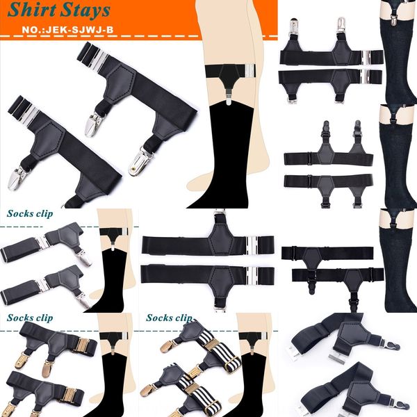 

elastic adjustable men's and women's socks socks universal sjwj-j-black, Black;white