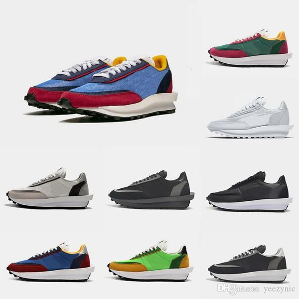 

triple black sacai x ldv waffle mens casual shoes daybreak trainers for women varsity blue pine green gusto sports sneakers 39
