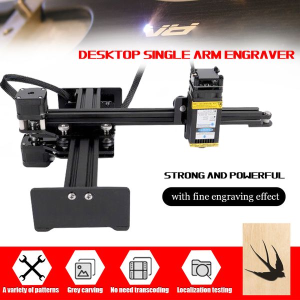 

10w 110-240v desksingle arm cnc laser engraver portable diy engraving carving machine mini carver laser engraving machine