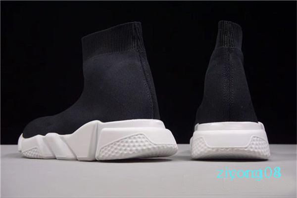 

2018 speed sock high quality speed trainer поведневна обђв дл мђжин и женин обђв speed stretch-knit shoes, Black