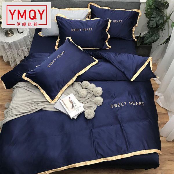 

home textile bedding sets bedding set bed white black duvet cover king  size quilt cover brief bedclothes comforte#c