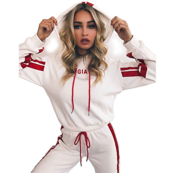 

2018women's sports suits tracksuit women jogging suit set sportswear track suit women sport set workout, Black;blue