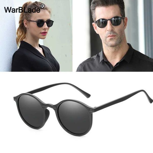 

warblade vintage women polarized sunglasses men retro round small sun glasses male driving goggle uv400 eyewear gafas de sol, White;black